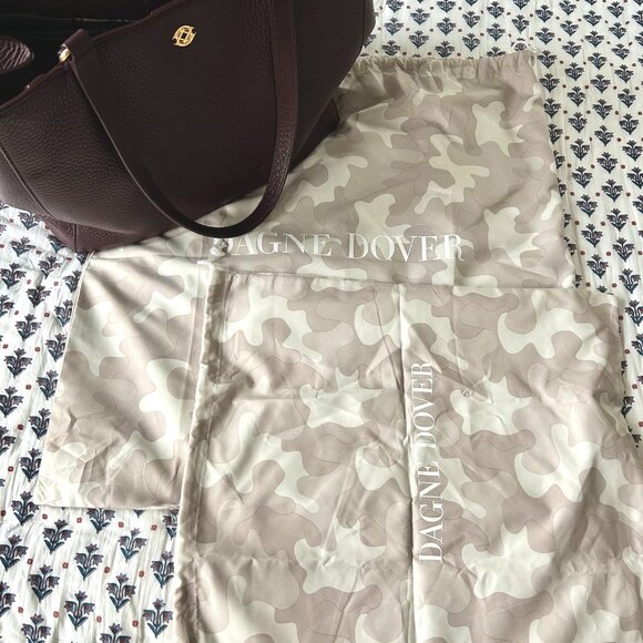 Dagne Dover Allyn Medium Tote in Oxblood - Picture 13 of 13